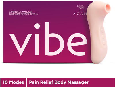 AZAH Vibe Personal Massager For Women 10 Modes, USB Charging, Waterproof, Cordless Massager Massager(Pink)