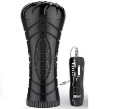 naughtize WORLDFAMOUS MENS PERSONAL HANDHELD MASSAGER WITH 7 Speed REMOTE CONTROL OPRETED LOW VOICE Massager(Black)