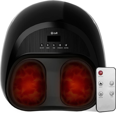 Cult Fitkit Pulse, Air compression, Deep Kneading Rollers, Multiple Modes, Foot Fitkit Massager(Black)