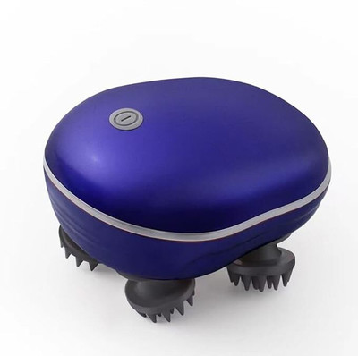 Kostech Electric Head Scalp Massager | Head Kneading Massage Machine 3 Speed Mode Portable, Rechargeable Electric Head Kneading Massager, 3 Speed Modes Massager(Blue)