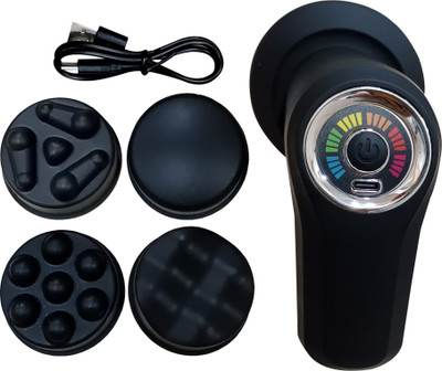 Shopeleven Electric Back Massagers Cellulite With 6 Speed Levels, Body Relaxation Device Multi-function Vibration Massager, 5 Massage Heads, Effectively Relax Muscles Massager(Black) Shopeleven Electric Back Massagers Cellulite With 6 Speed Levels, Body Relaxation Device Multi-function Vibration Massager, 5 Massage Heads, Effectively Relax Muscles Massager(Black)
