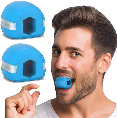 MARCRAZY Pack Of 2 Jawline Exerciser - Premium Jawline Exerciser Tool Highly Effective Jaw Line Shaper For Strengthening & Toning Facial Muscles Massager(Multicolor)