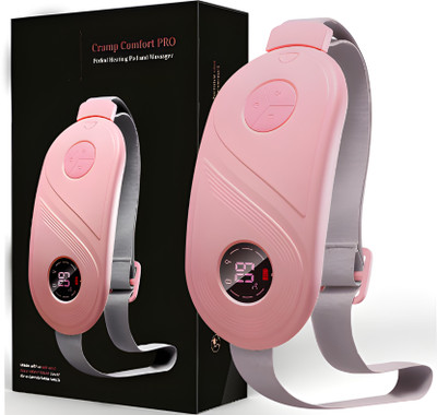 Feemie Portable. Heating Pad for Menstrual Cramps I Period Cramp Relief Massager| Period Pain Relief Device Massager(Pink Pro)