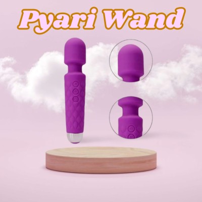 CRAZYNYT Purple Wand Pink Body | Massager for Women-Men Pleasure | Silicone Vibrator fast Charging Massager(Purple)