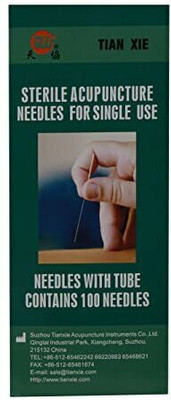 Bella Faccia Sterile Acupuncture Needles For Single Use| Transparent (0.25 X 40Mm) Massager(White)