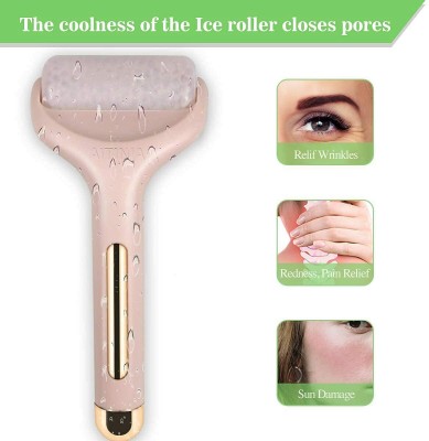 Taxila Ice Roller Face Massager Facial Skin Care Tool with Cooling Gel For Face PACK-1 Strips(1 g)