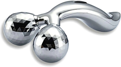 YAWI MS-0417 3D Massager Roller 360 Rotate Face Full Body Shape for Skin Lifting Massager(SIIVER)
