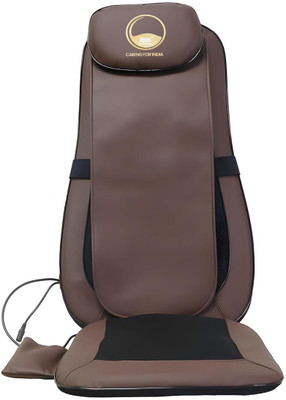 ARG HEALTHCARE Car Seat Massager Cushion for Home Car Office, Heat Vibration or Rollers Massage Therapy, Auto & Manual Modes, Kneading & Shiatsu Massage, Full Back Pain Relief Massager(Brown)