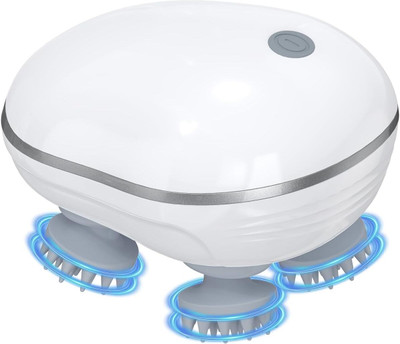 JOMLY Electric Scalp Massager Silicone Kneading Points with Detachable Heads