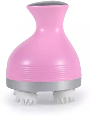 Bella Faccia Rechargeable Waterproof 3D Scalp Massager-Handheld Portable Head Massager Head Massager Machine For Stress Relief And Deep Muscle Relaxation Massager(Pink)