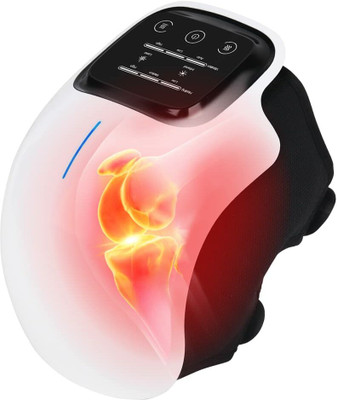 AHCS Knee Massager with Heat and Kneading for Pain Relief Infrared Heated Vibration Physiotherapy for Arthritis Massager(White)