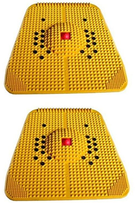 GMAcu Set Of 2 Acupressure Powerful Mat For Stress And Pain Relief Massager(Multicolor)