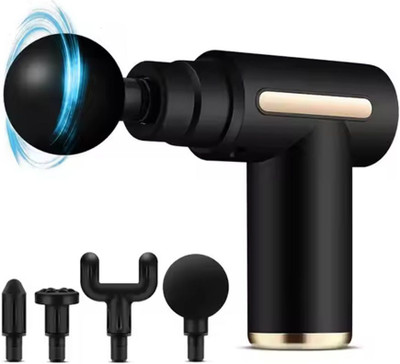 Sobo Portable Massage Gun with 4 Heads Powerful Motor Massage Machine Gun