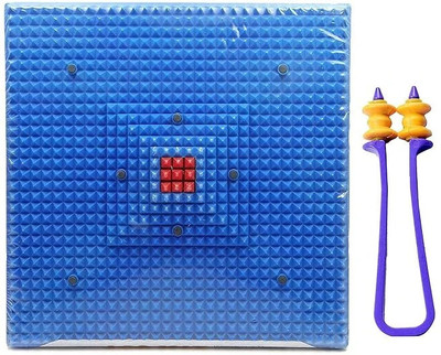 Acupunctoreum Acupressure Power Mat With U Shape Finger Massager For Body Relief, Pain Relief And Exercise Massager(Multicolor)