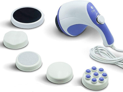 STEZE Massager A101 Full Body Massager Machine for Pain Relief with Vibration modes, Muscles Relief, Fat Burning Massager(White & Purple)