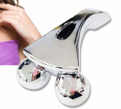 Misaki 3DM-124 Y Shape Face And Full Body Massager For Men & Women (Silver) Massager(Silver)