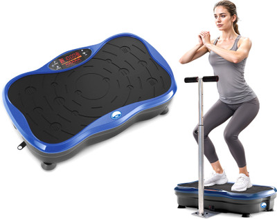 ARG HEALTHCARE Mini Crazy Fit Massager with Handlebar Support Exercise Equipment for Home & Gym Workout Massager(Blue & Black)