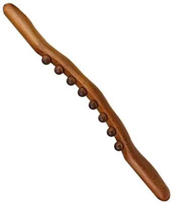 AcuEnergy Massage Roller stick Wood Gua Sha Tool Wooden Scraping Therapy Massage for Body Neck Shoulder Back Massager for, Muscle Belly Relief Tool Massager(8 ball)