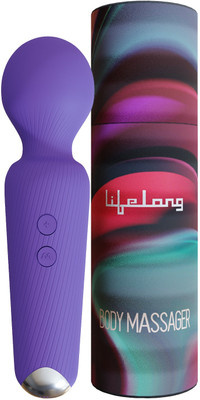 Lifelong LLM450 Body with 8 Speed and 20 Vibration settings Massager(Violet)