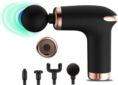 HOUZAIDE WORLD OF WELLNESS & CARE HA811M Shakti Pro Massage Gun Deep Tissue Muscle Massager Gun for Pain Relief Massager(Black)