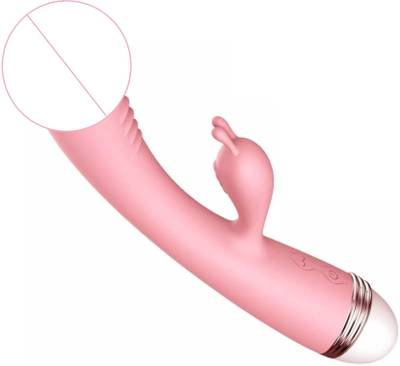 Gizmoswala LILO 8.5 inch Waterproof Rechargeable Massager Silicone (Pink) Massager