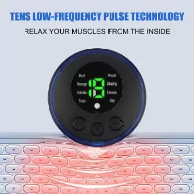 BSVR Portable Massager 8 Modes ,19 Speed Full Body Massager 48 Portable Massager Rechargeble Full Body Massager for Pain Relief 48 Massager(Black)