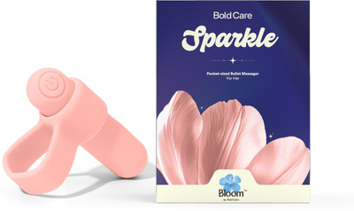 Bloom Personal Mini Massager Rechargeable, Pain Relief & Relaxation, 3 modes Massager(Pink)