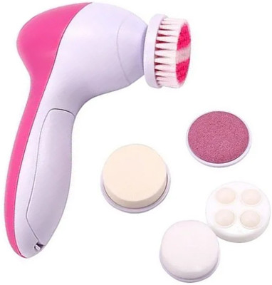 VDSK Professional New Portable Battery Powered Multifunction Facial Cleaner Beauty 5 in 1 Massager(Multicolor)