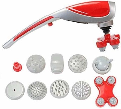 IRIS Massager 10 in 1 Deep Tissue Percussion Therapeutic Handheld Massager(Red, Grey)