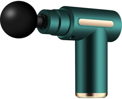 SOBO Rechargeable Handheld Percussion Gun Massager Machine Gun Massager for Body Pain Relief Relaxation of Neck, Shoulder, Back, Foot Massager(Green)