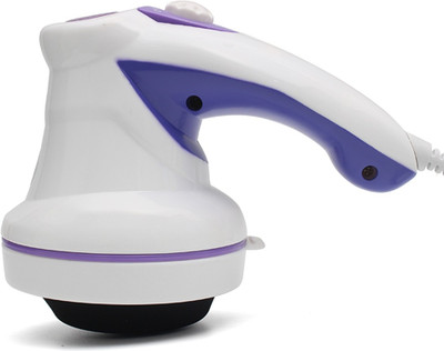 SOBO Powerful Full Body Electric Massager for Pain Relief with 3 Massage Heads Vibrating Body Manipol Massager(White, Purple)