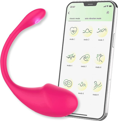 Influtive Flamingo App Control Vibrator with 10 Mode & Speed For Women and Girls Massager(Pink)