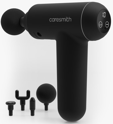 caresmith Charge Boost Max Massage Gun with Touch Screen Display Massager(Black)