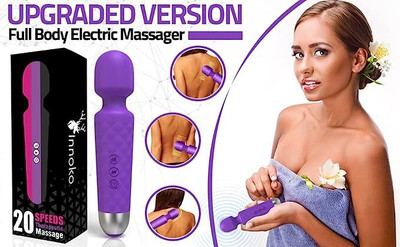 KTOSTON Waterproof Rechargeable Personal Body Massager Handheld Vibration Machine Vibrate Wand Massage Massager(MALT.)