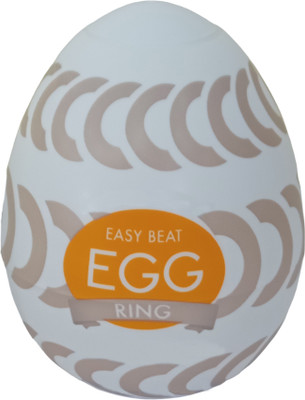 Vertex EGG-W06 EGG RING RIBBED RINGS OF SATISFACTION Massager(White)