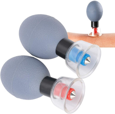 ACUPHYSIO Vacuum Haci Magnetic Therapy Acupressure Suction Cupping set of 12pc Massager(Multicolor)