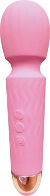 MEDITIVE Personal Body Wand Massager with 20 Vibration Modes 9 Speed Modes Waterproof Massager(Pink)