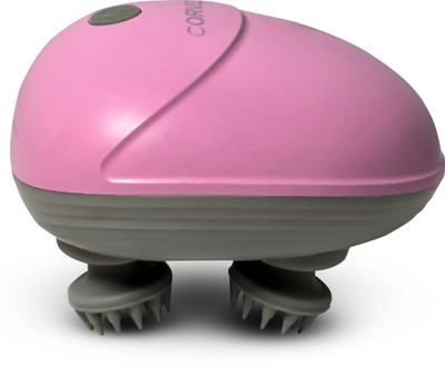 Corvell Electric Scalp Massager for Hair Growth | 96 Silicone Nodes with Detachable Head ,3 Speed Modes |Rechargeable Head Massager for Scalp, Hair Growth, Stress Relief Massager(Pink)