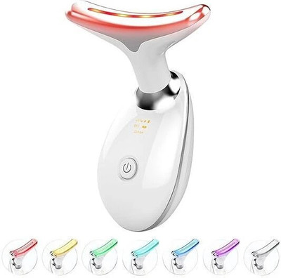 NTZ 7-in-1 Face Lift Device Microcurrent Facial Device, Anti Wrinkles Face Massager Portable Electric Face Lifting for Face & Neck multicolor Massager(White)