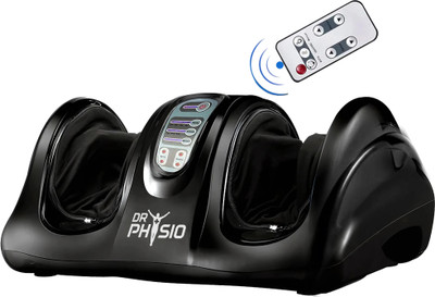 DR PHYSIO USA 1044 Shiatsu Electric Leg Calf & Foot Massager Machine with Rolling Kneading & Heat Function for Pain Relief Muscle Relaxation & Improving Blood Circulation Massager(Black)