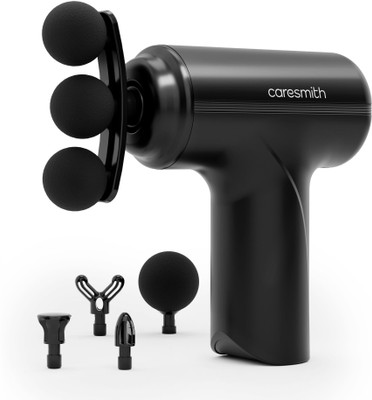 caresmith FCS0104 Charge Massage Gun Massager Full Body for Pain Relief Massager(Black)