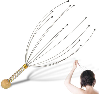 MAJESTIQUE HR134 Scalp Massager, Handheld Head Massage Tingle for Deep Relaxation & Stress Relief Massager(Multicolor)