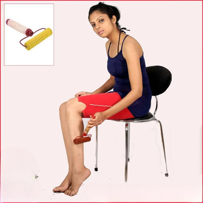 Ronofic Acupressure Mini Roll(Quantity 2) - pain removal, massager- Hand Roll Massager for Hand and feet/Yellow/Plastic Massager(muticolour)