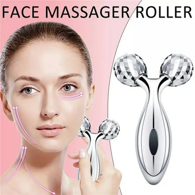 GFSU - GO FOR SOMETHING UNIQUE P94U 3D Aluminium Face Platinum Roller Massager Massager(Silver)