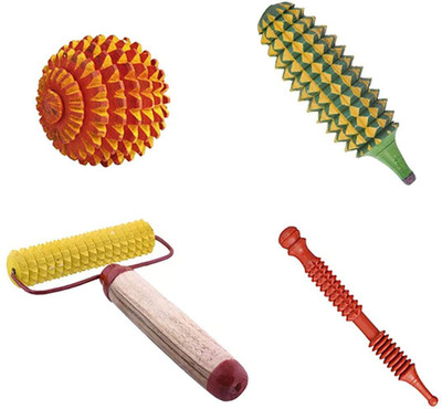 YKID MASSAGER COMBO Acupressure Massager & Exerciser Combo Sets kit Massager(Multicolor)