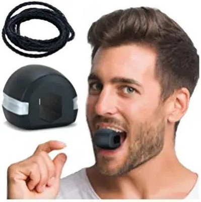 BiiU Jawline Exerciser - 1 Jawline Exerciser Tool workout Double Chin Jawline Shaper Slim & Tone Face Neck Massager(Black - 5)