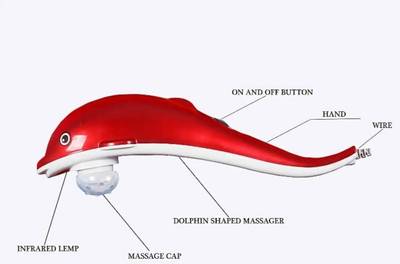 SOBO dolphin massagerbody massager with vibrator for pain relief dolphin body massager with vibrato Massager