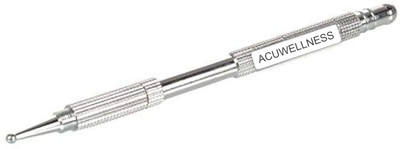 acuwellness Accupressure Sujok Jimmy 5 In 1 Multi Probe Manual Therapeutic Stick for Neuropathy-01pcs Massager(Silver)