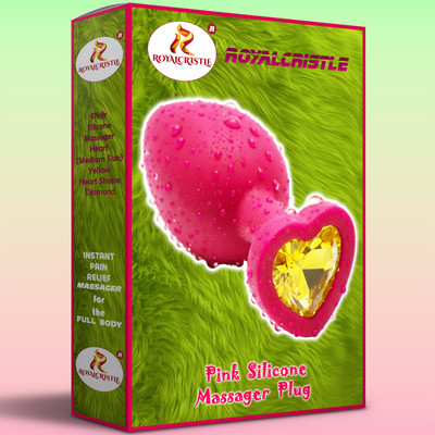 ROYALCRISTLE Pink Massager Vibrator is used by men & women because it gives a warm feeling Silicone Massage Vibrator can help people feel fresh and relaxed | 1pc Pink Massager(Pink)