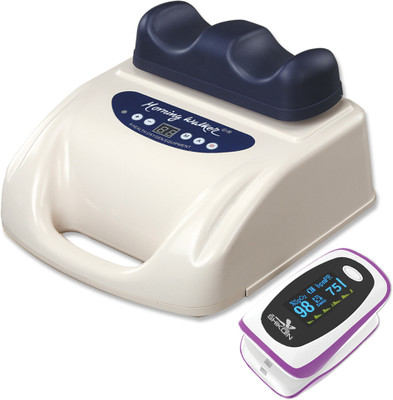 Morning Walker MR960 Smart Control & Voice Command Comes with Shikon Fingertip Pulse Oximeter SK006 Massager(Cream, Purple)
